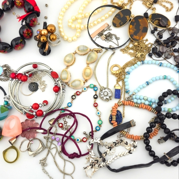 Mystery Jewelry Lot – Exactly as Pictured – Vintage & Modern Mix - Picture 1 of 6